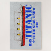 Puzzle Illustration Titanic RMS - White Star Line 1912 (Vertical)