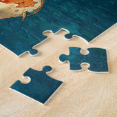 Puzzle Illustration vibrante du poisson Koi (Côté)