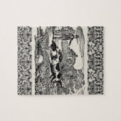 Puzzle Illustration victorienne d'art antique d'animal de (Horizontal)
