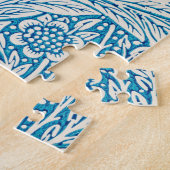 Puzzle Illustration vintage Blue Marigold Ornament (Côté)