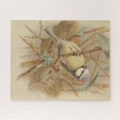 Puzzle Illustration vintage de Bluetit (Horizontal)