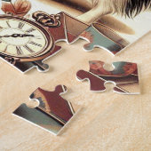 Puzzle Illustration Vintage de chien Papillon (Côté)