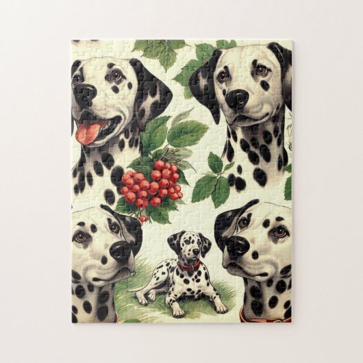Puzzle Illustration vintage de Dalmatie (Vertical)
