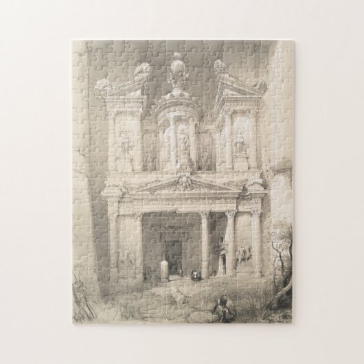 Puzzle Illustration Vintage de Petra (1849) (Vertical)