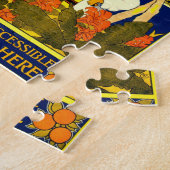 Puzzle Illustration vintage de voyage en Jamaïque (Côté)