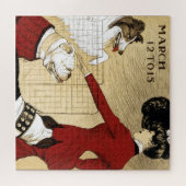 Puzzle Illustration vintage Dog Show Art Antique (Horizontal)