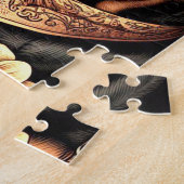 Puzzle Illustration vintage sans fil (Côté)
