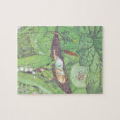 Puzzle Illustration vintage Thumbelina par Elsa Beskow (Horizontal)