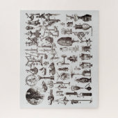 Puzzle Illustrations vintages de l'éclairage au gaz (Vertical)