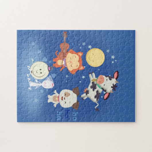 Puzzle Ils ont trouvé la pièce au milieu (Horizontal)