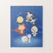 Puzzle Ils ont trouvé la pièce au milieu (Vertical)