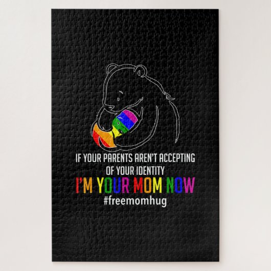 Puzzle Im Your Mom Now - Lgbt Free Hugs Support Pride Mom (Vertical)