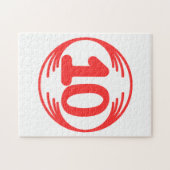 Puzzle Image amusante au milieu d'un design amusant (Horizontal)