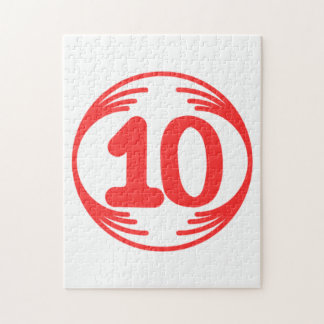 Puzzle Image amusante au milieu d'un design amusant