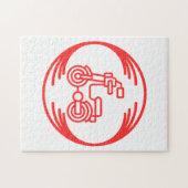 Puzzle Image amusante au milieu d'un design amusant (Horizontal)