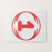 Puzzle Image amusante au milieu d'un design amusant (Horizontal)