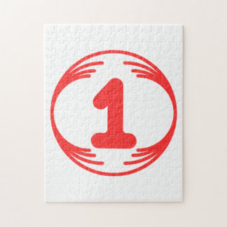 Puzzle Image amusante au milieu d'un design amusant