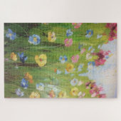 Puzzle Image d'art à fleurs peintes (Horizontal)