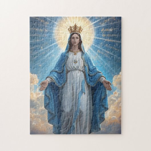 Puzzle Image de la Vierge Marie bienheureuse (Vertical)