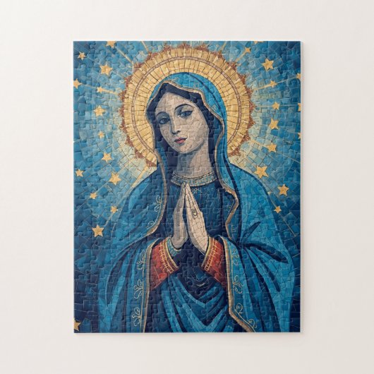 Puzzle Image de la Vierge Marie bienheureuse (Vertical)