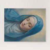 Puzzle Image de la Vierge Marie bleue (Horizontal)