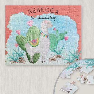 Puzzle Image de lama mignon - Enfants llamazing Personnal