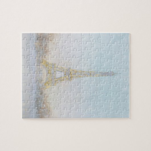 Puzzle Image de l'aquarelle | d'Eiffel Towe (Horizontal)