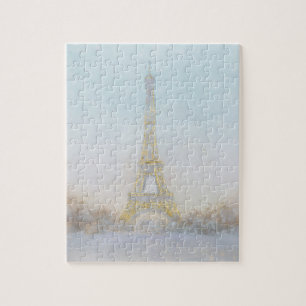 Puzzle Image de l'aquarelle   d'Eiffel Towe