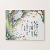 Puzzle Image de verset biblique Jean 16:33 Affiche (Horizontal)