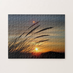 Puzzle Image du coucher du soleil de la nature