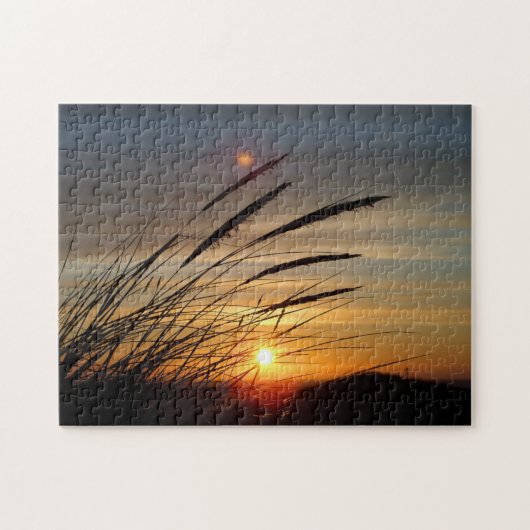 Puzzle Image du coucher du soleil de la nature (Horizontal)