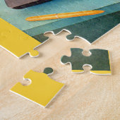 Puzzle image d'une publicité pour machine à écrire des an (Côté)