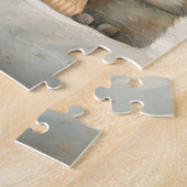 Puzzle Image mignonne de petite fille et chat (Côté)