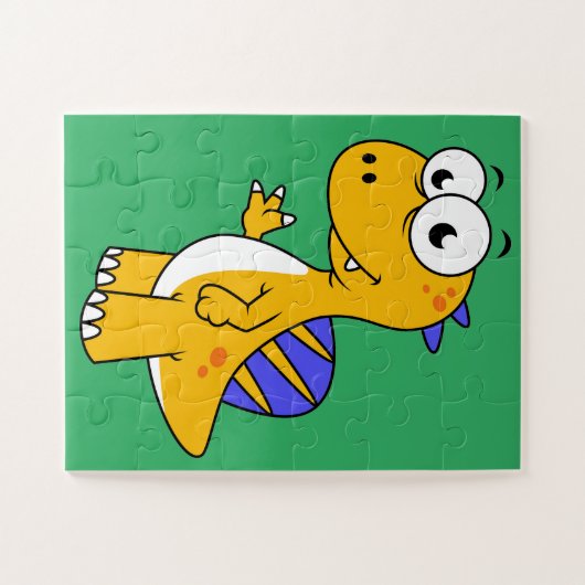 Puzzle Image Mignonne D'Un Spinosaure. 2 (Horizontal)