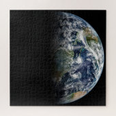 Puzzle Image Mosaïque De La Planète Terre Avec 3 Ouragans (Horizontal)
