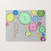 Puzzle Image numérique couleur couleur bouton (Horizontal)