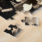 Puzzle Image s'opposante de cavalier de rodéo de Taureau (Côté)