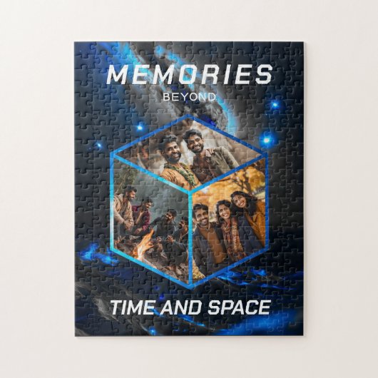 Puzzle Image spatiale Collage dans une affiche 3D (Vertical)