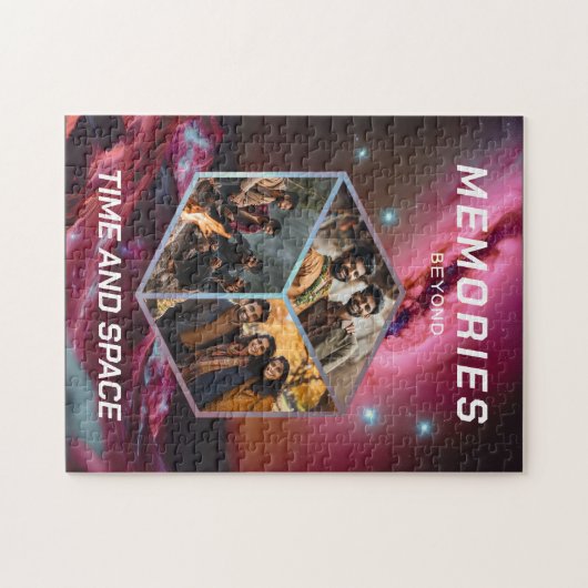 Puzzle Image spatiale Collage dans une affiche 3D (Horizontal)