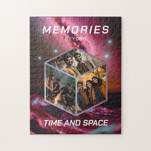 Puzzle Image spatiale Collage dans une affiche 3D (Vertical)