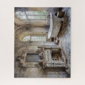 Puzzle Imaginaire Abandonné Château Français Salle de bai (Vertical)