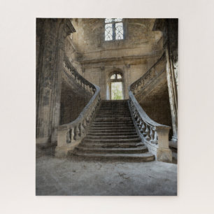 Puzzle Imaginaire Abandonné Château Grand Escalier