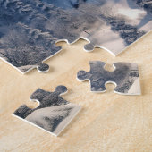 Puzzle Imaginaire château numérique dans les montagnes (Côté)