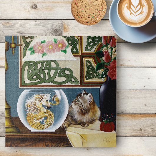 Puzzle Imaginaire Cheval de Mer de Chat