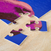 Puzzle Imaginaire Cheval Rose Face Abstrait (Côté)