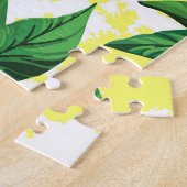 Puzzle Imaginaire citron : Motif Floral Créatif (Côté)