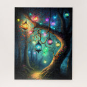 Puzzle Imaginaire de forêt enchantée fée magique Pixie Po (Vertical)