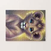 Puzzle Imaginaire détaillé Cute Kawaii petit lion bébé (Horizontal)