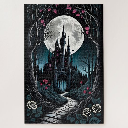 Puzzle Imaginaire du château de Dark Woods (Vertical)