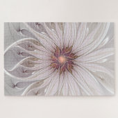 Puzzle Imaginaire Floral, Abstraite Fleur Pastel Moderne (Horizontal)